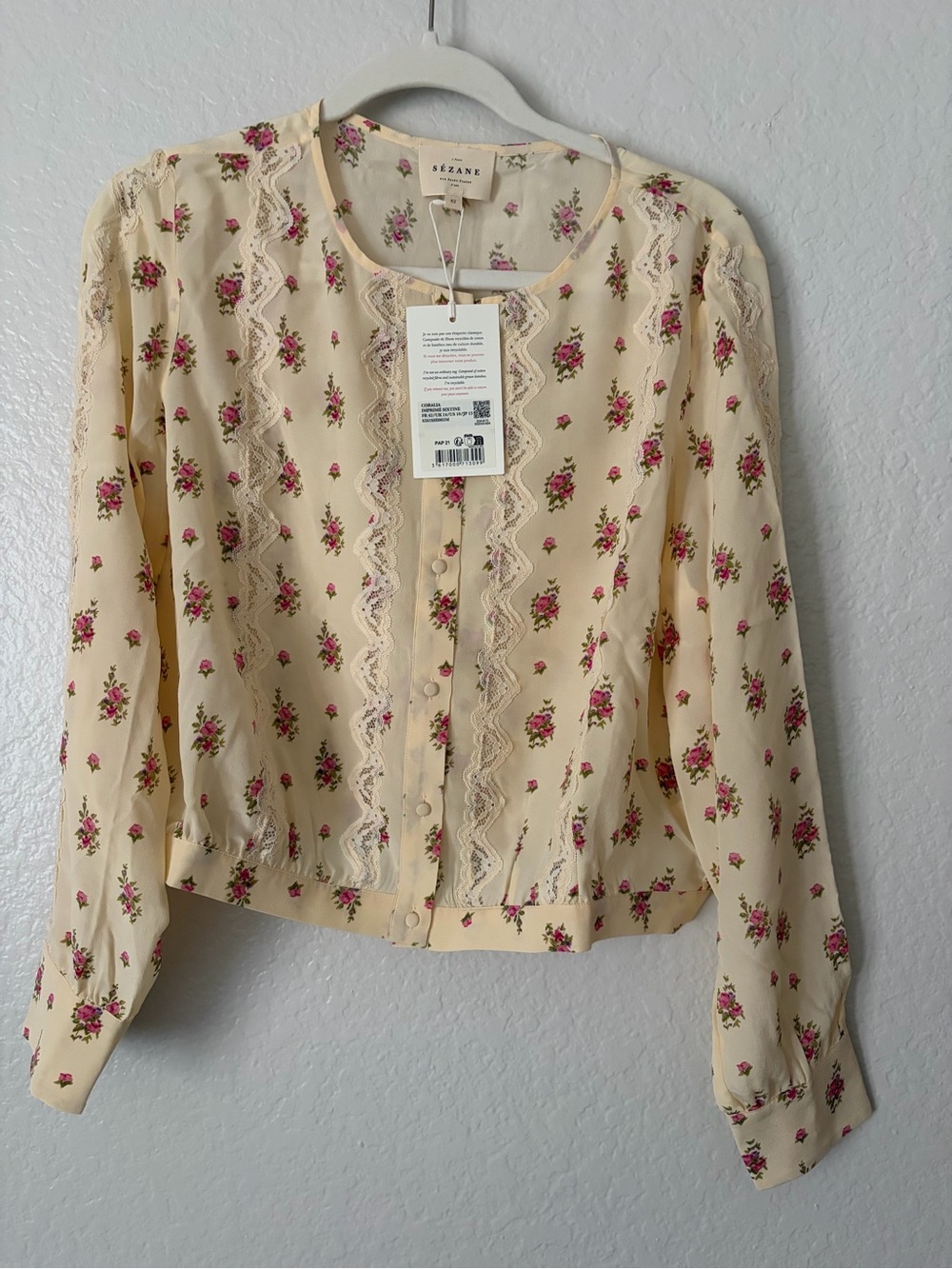 NWT CORALIA SHIRT Sixtine Print Size 10